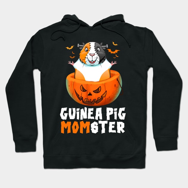 Guinea Pig Mom Momster Halloween Costume Gift Hoodie by Lorelaimorris